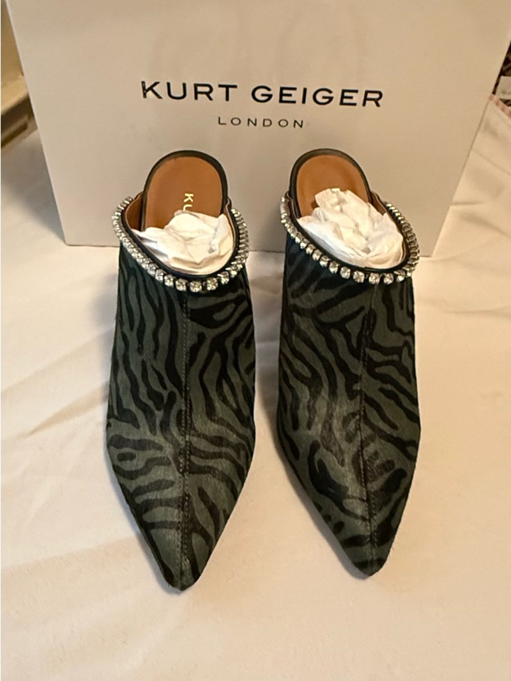 Kurt Geiger Blare Women Heel Slip On Size 37 - Picture 3 of 6